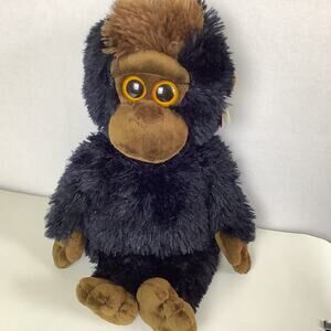 Ty Beanie Babies Classic Armstrong Gorilla Plush - Retired- Ty Silk Fabric - NWT